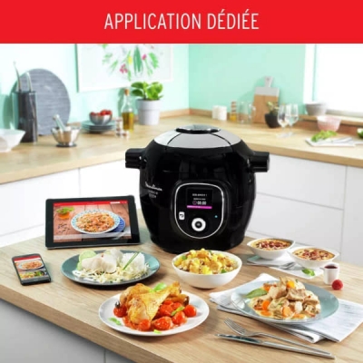 Multicuiseur Moulinex Cookeo+ 6 L WiFi 1600W Noir - CE867810
