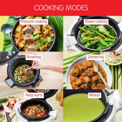 Multicuiseur Moulinex Cookeo+ 6 L WiFi 1600W Noir - CE867810