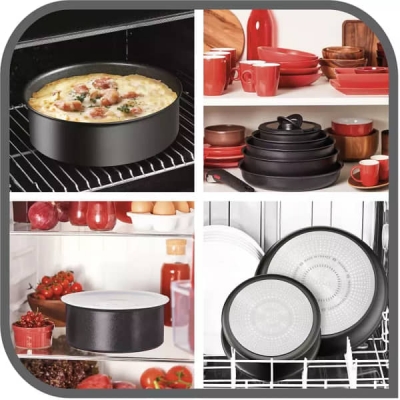 Batterie de cuisine TEFAL Ingenio Emotion 10 pi&egrave;ce - L897S104