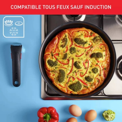 Batterie de cuisine TEFAL Ingenio Easy On 10 pi&egrave;ce - L1599902