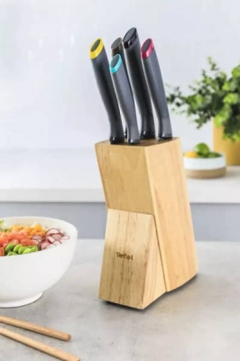 Set de couteaux TEFAL Fresh Kitchen 5 pi&egrave;ces - K122S504