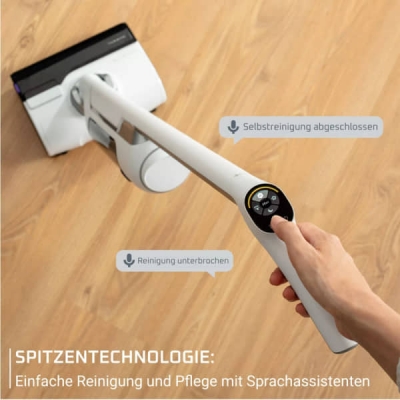 Aspirateur Laveur Balai Rowenta X-Clean 10 Blanc - GZ7540WO