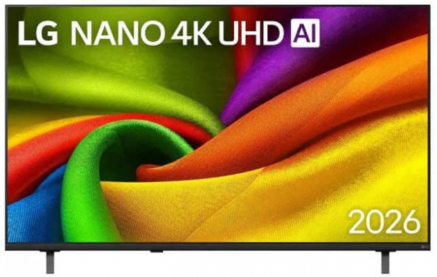 t&eacute;l&eacute;viseur LG 55'' NANO 4K UHD Smart AI NEW 2026 - 55NU850B6LA
