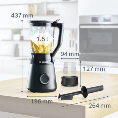 Blender BOSCH VitaPower 1200W 1.5L Noir - MMB6176B
