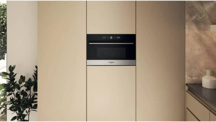 Micro-ondes Enc Whirlpool 31L 6 Sense Grill 1000W - WMD54MX