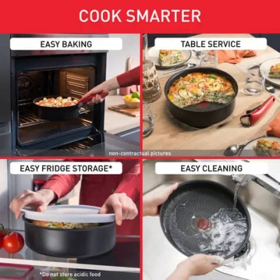 Batterie de cuisine Tefal Ingenio Simply Cook 9pcs - L7248902