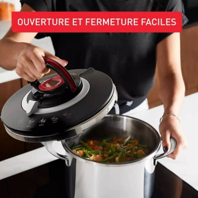 Autocuiseur SEB Clipso Chef Expert 8 L Inox - P4571400