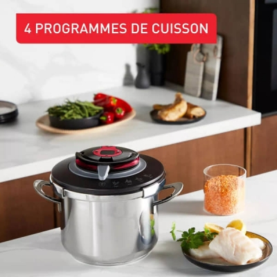 Autocuiseur SEB Clipso Chef Expert 8 L Inox - P4571400