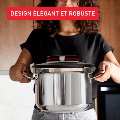 Autocuiseur SEB Clipso Chef Expert 8 L Inox - P4571400