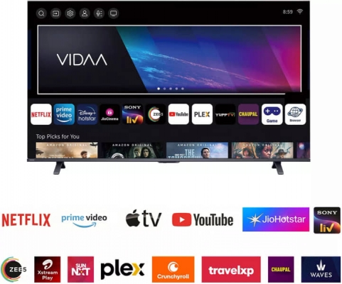 T&eacute;l&eacute;viseur Toshiba 50? QLED 4K Smart TV Vidaa OS - 50M450RP