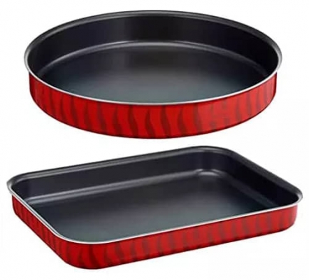 Set de cuisine Tefal Tempo Flamme 14 pi&egrave;ces Rouge - C3079383