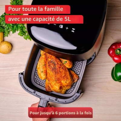 Air Fryer Tefal Easy Fry Max 5 L 1500 W Noir - EY245810