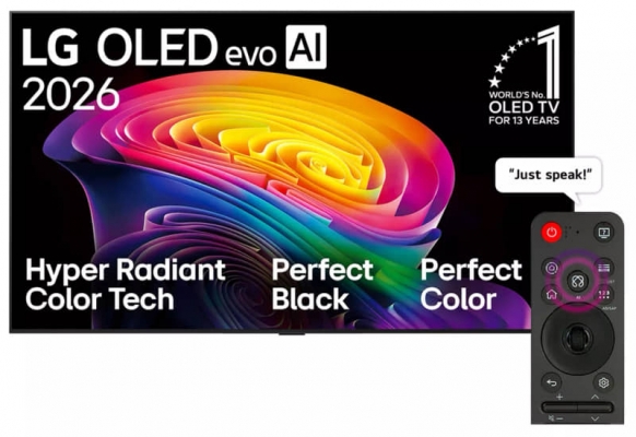 T&eacute;l&eacute;viseur LG OLED evo AI CS6 65 4K Smart TV 2026 - OLED65CS6VA