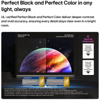 T&eacute;l&eacute;viseur LG OLED evo AI CS6 65 4K Smart TV 2026 - OLED65CS6VA