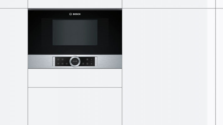 Series 8 | Stainless steel microwave | BFL634GS1| Bosch