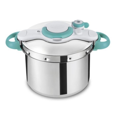 Cocotte-minute SEB Clipso Easy 9L Induction Inox/Bleu  - P4624916