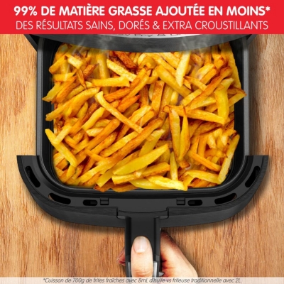Friteuse Sans Huile Capacité XL 6 Personnes 4,2 L Moulinex Easy Fry Digital  EZ401810, Noir - الجزائر الجزائر